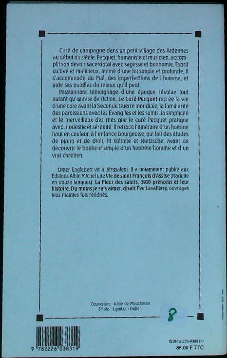 Le curé PECQUET : livres pas cher d'occasion, de seconde main de l'association Lire et Créer