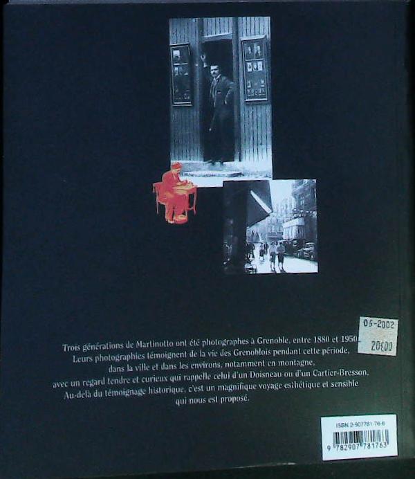 MARTINOTTO frères photographes à Grenoble 1880-1950 : livres pas cher d'occasion, de seconde main de l'association Lire et Créer