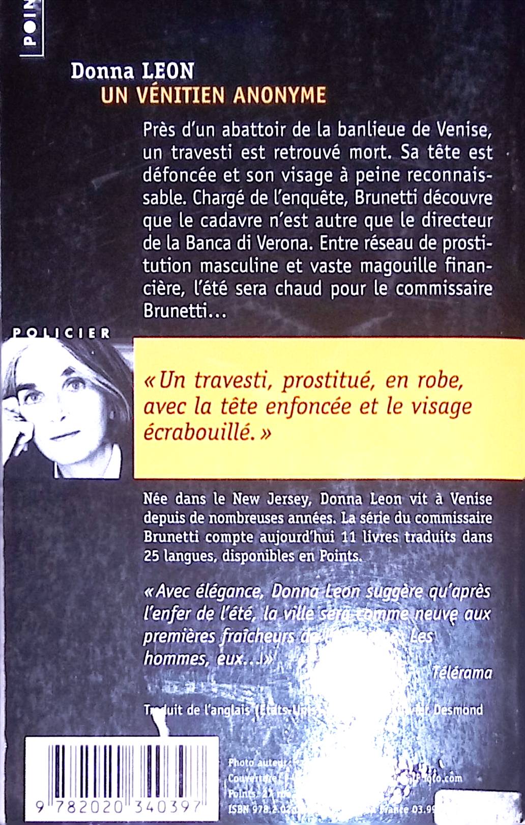 Un vénitien anonyme : livres pas cher d'occasion, de seconde main de l'association Lire et Créer