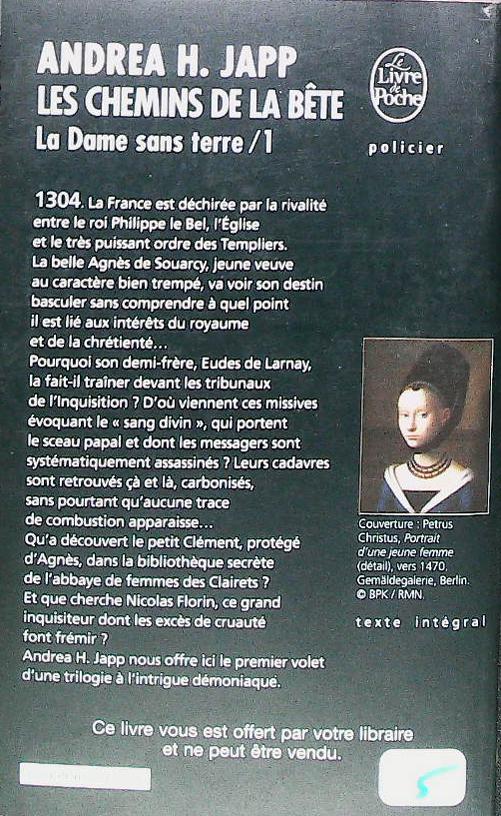 Les chemins de la bête : La dame sans terre T1 : livres pas cher d'occasion, de seconde main de l'association Lire et Créer