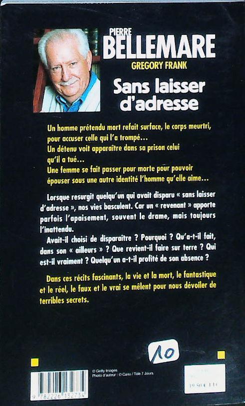 Sans laisser d'adresse: enquêtes sur des disparitions et des réapparitions extraordinaires : livres pas cher d'occasion, de seconde main de l'association Lire et Créer