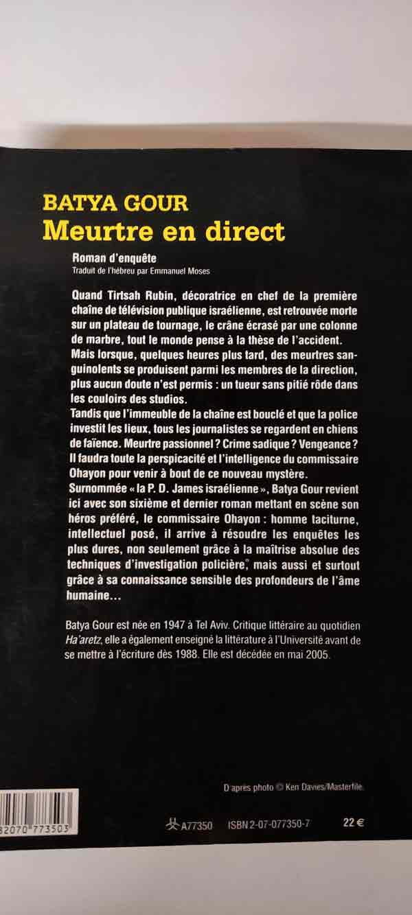 Meurtre en direct : livres pas cher d'occasion, de seconde main de l'association Lire et Créer