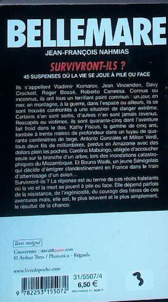 Survivront-ils : livres pas cher d'occasion, de seconde main de l'association Lire et Créer
