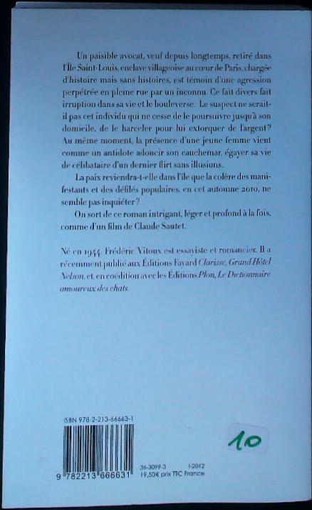 Jours inquiets dans l'île Saint-Louis : livres pas cher d'occasion, de seconde main de l'association Lire et Créer