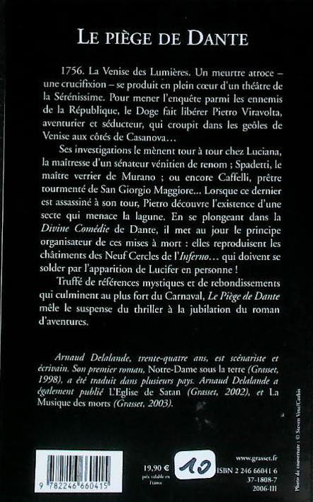 Le piège de Dante : livres pas cher d'occasion, de seconde main de l'association Lire et Créer