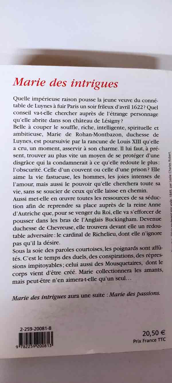 Marie des intrigues TOME 1 : livres pas cher d'occasion, de seconde main de l'association Lire et Créer