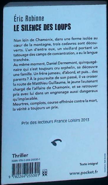 Le silence des loups : livres pas cher d'occasion, de seconde main de l'association Lire et Créer