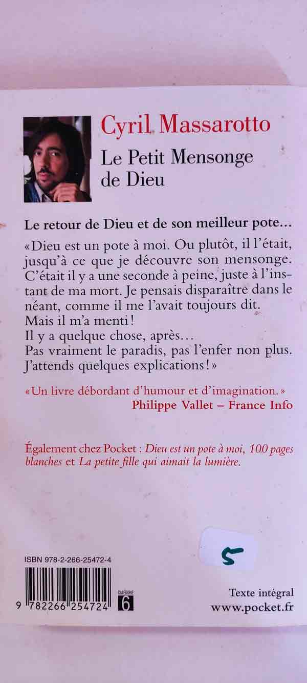 Le petit mensonge de Dieu : livres pas cher d'occasion, de seconde main de l'association Lire et Créer