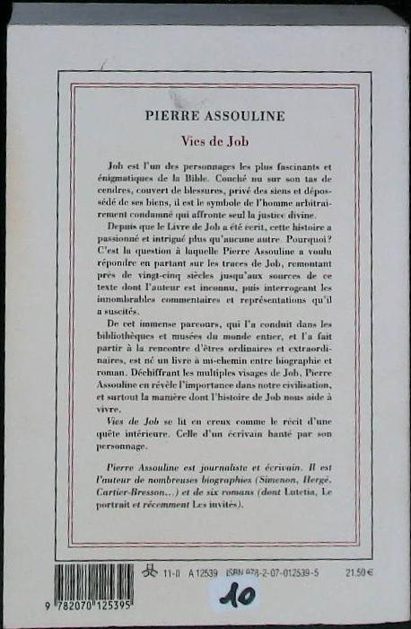 Vies de job : livres pas cher d'occasion, de seconde main de l'association Lire et Créer
