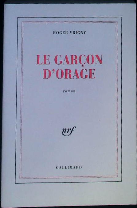 Le garçon d'orage : livres pas cher d'occasion, de seconde main de l'association Lire et Créer