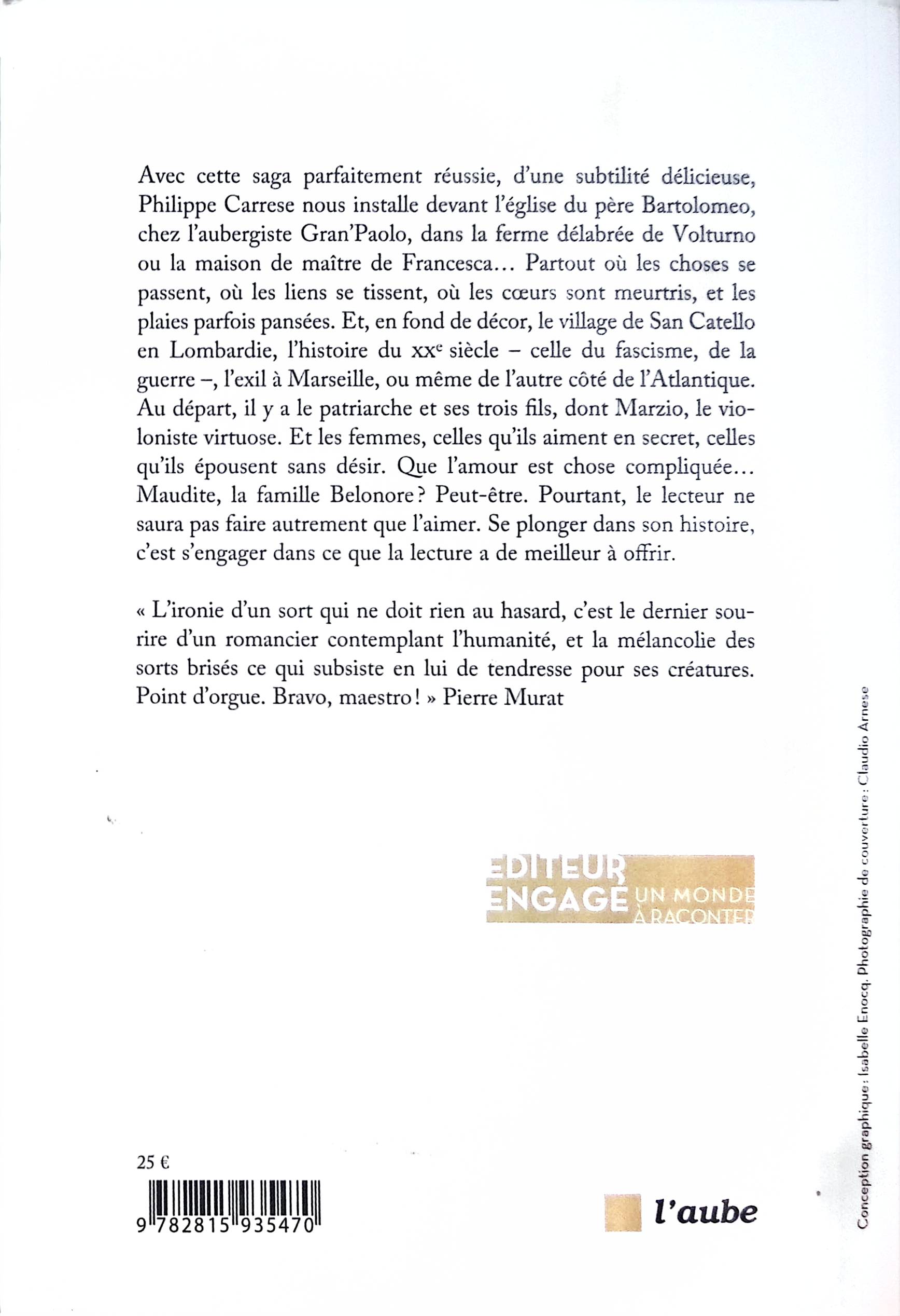 La famille Belonore : une saga italienne : livres pas cher d'occasion, de seconde main de l'association Lire et Créer