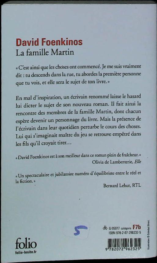 La famille Martin : livres pas cher d'occasion, de seconde main de l'association Lire et Créer