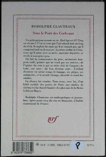 Sous le pont des corbeaux : livres pas cher d'occasion, de seconde main de l'association Lire et Créer