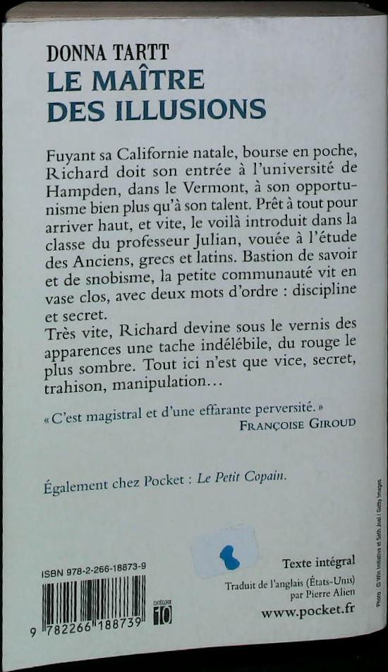 Le maître des illusions : livres pas cher d'occasion, de seconde main de l'association Lire et Créer