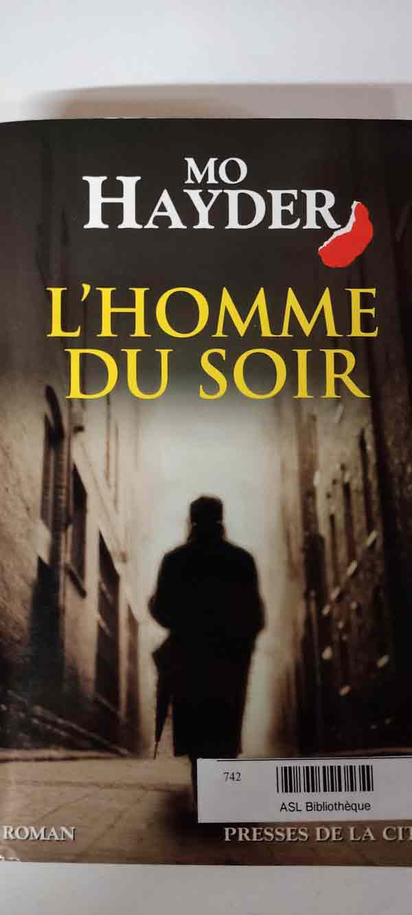 L'homme du soir : livres pas cher d'occasion, de seconde main de l'association Lire et Créer