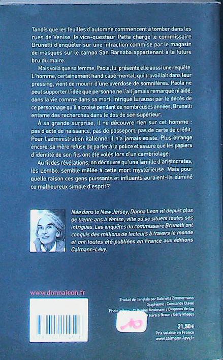 Le garçon qui ne parlait pas (les enquêtes du commissaire BRUNETTI) : livres pas cher d'occasion, de seconde main de l'association Lire et Créer