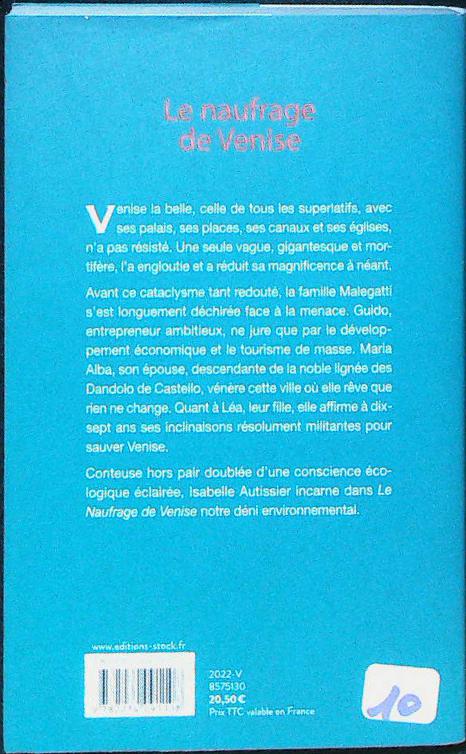 Le naufrage de Venise : livres pas cher d'occasion, de seconde main de l'association Lire et Créer