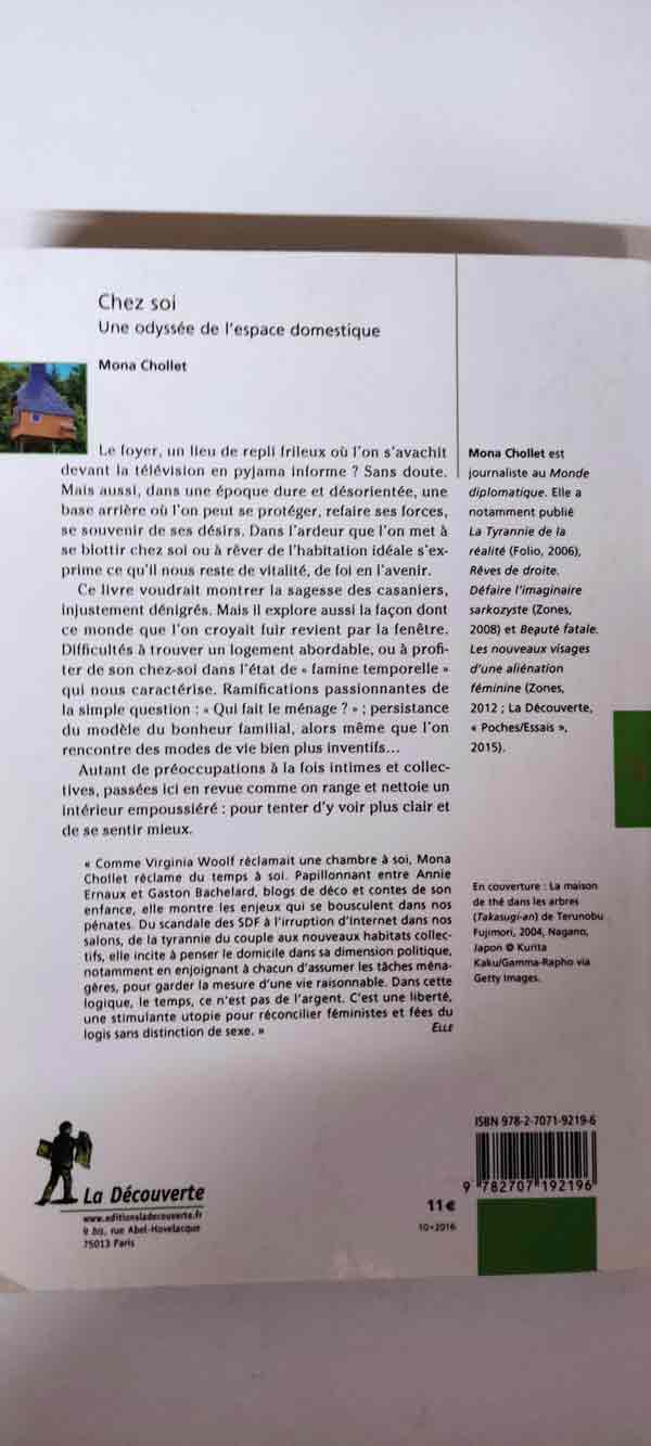 Chez soi. une odyssée de l'espace domestique : livres pas cher d'occasion, de seconde main de l'association Lire et Créer
