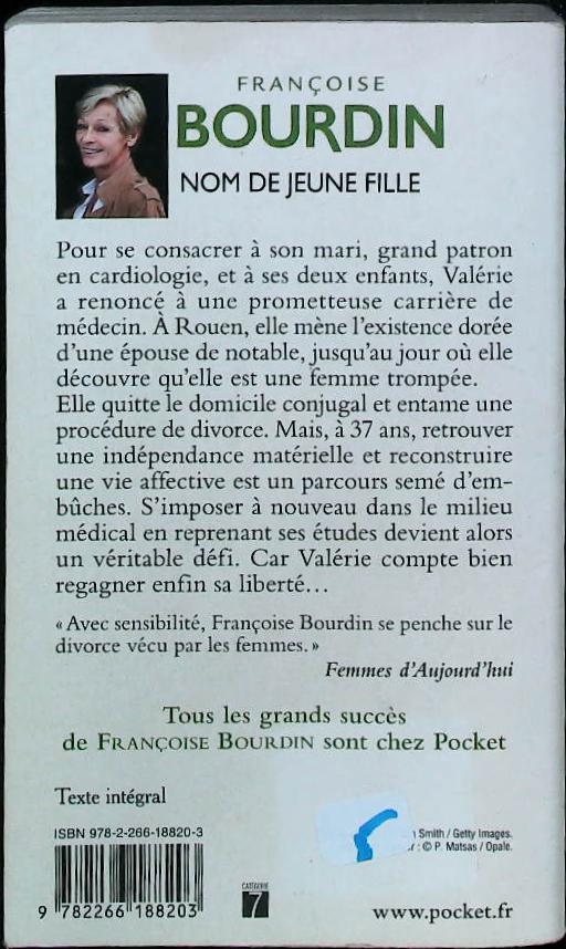 Nom de jeune fille : livres pas cher d'occasion, de seconde main de l'association Lire et Créer