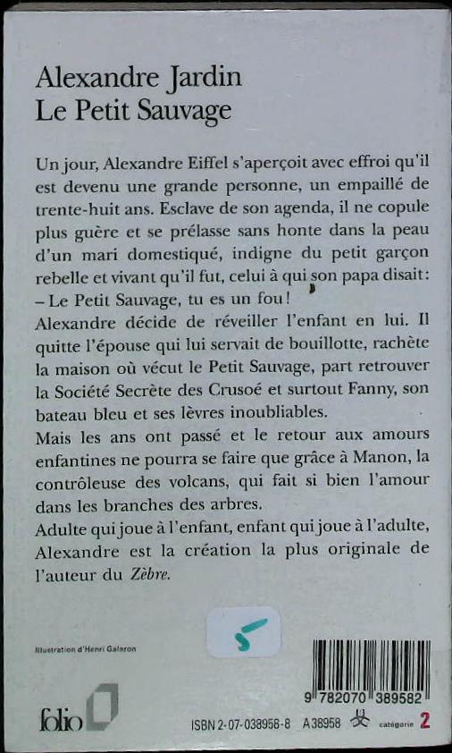 Le petit sauvage : livres pas cher d'occasion, de seconde main de l'association Lire et Créer