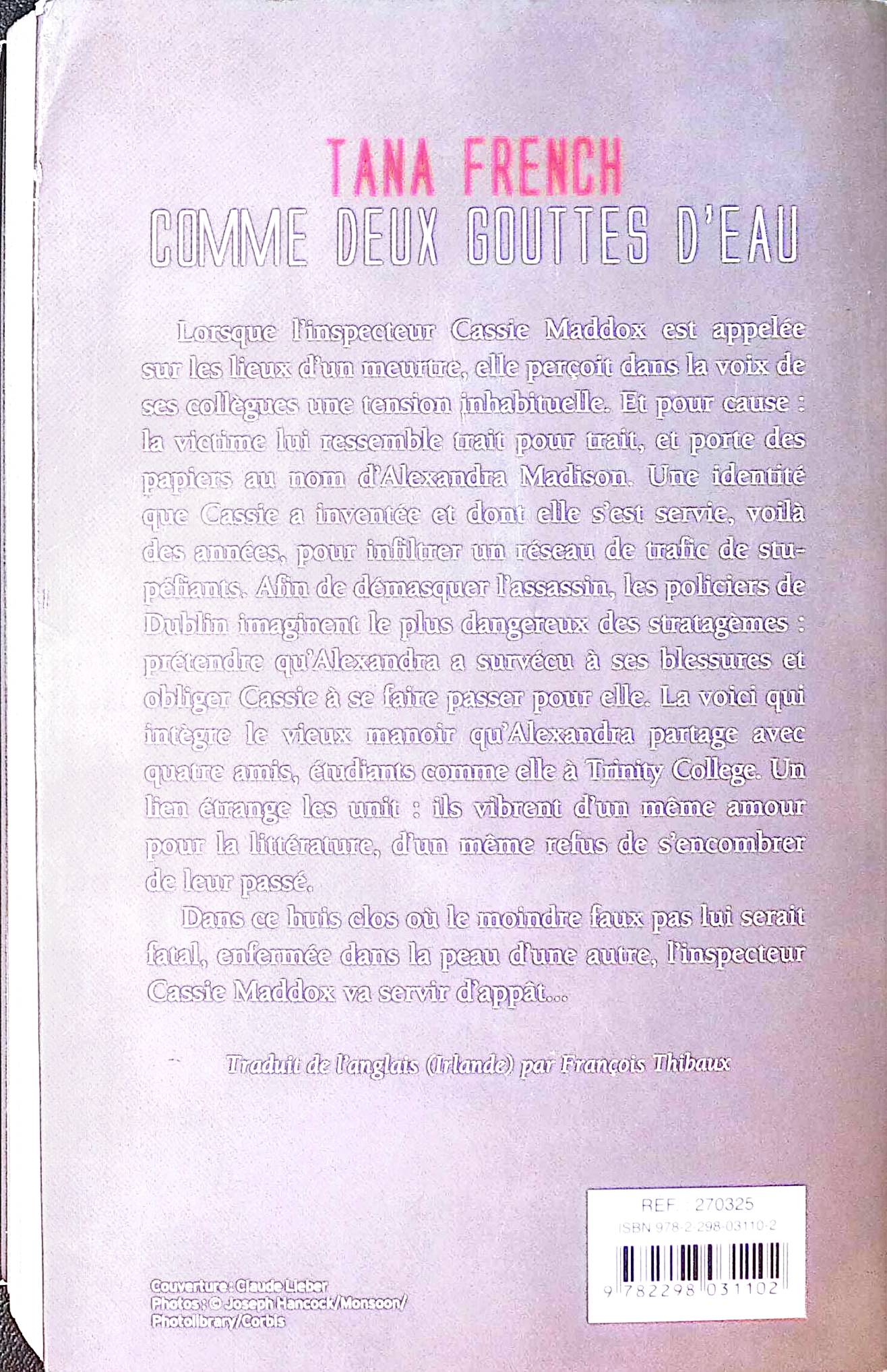 Comme deux gouttes d'eau : livres pas cher d'occasion, de seconde main de l'association Lire et Créer