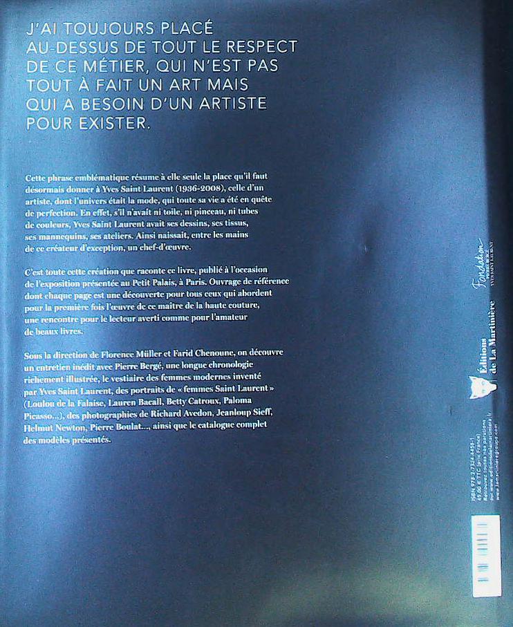 Yves SAINT LAURENT : livres pas cher d'occasion, de seconde main de l'association Lire et Créer