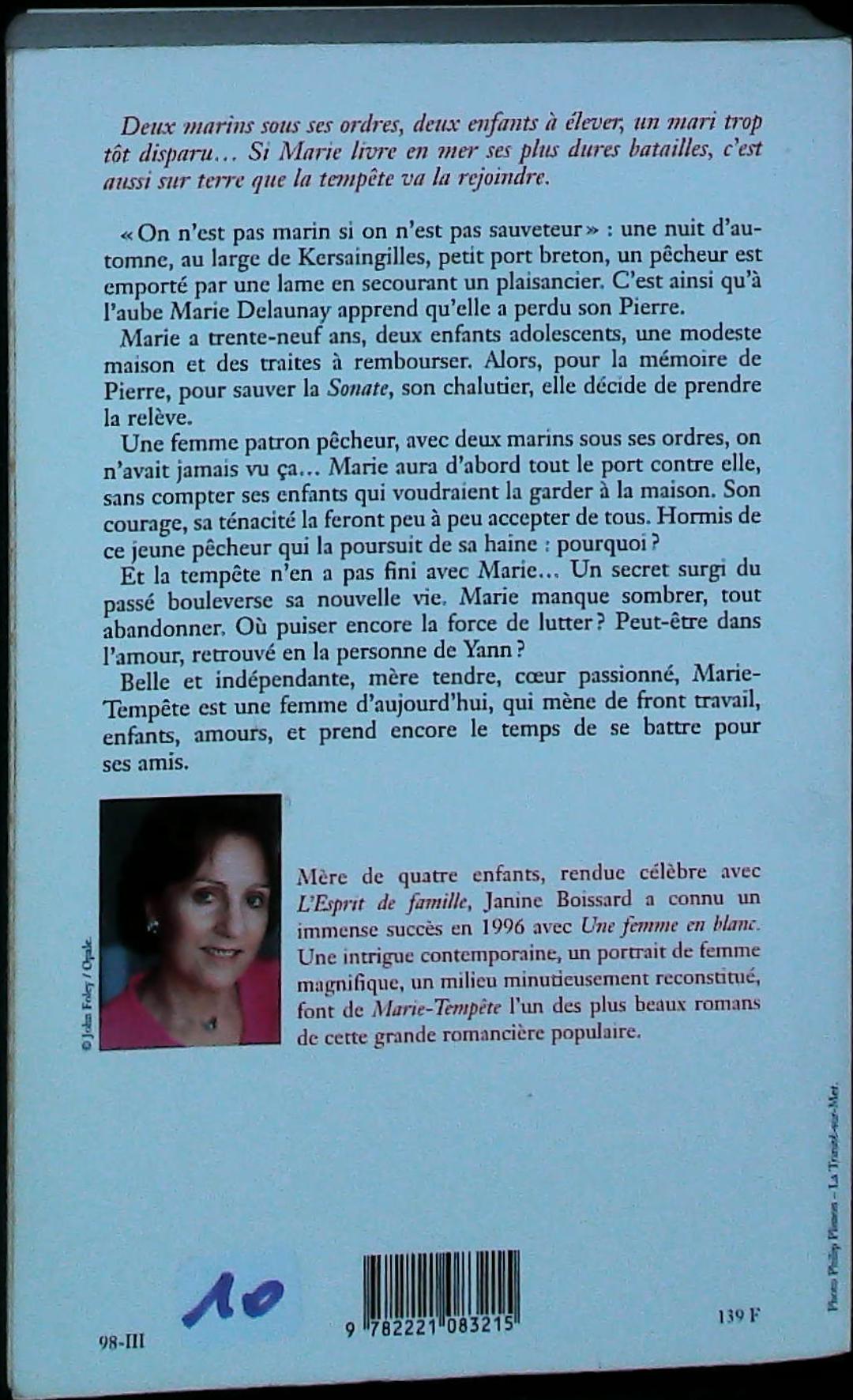 Marie-tempête : livres pas cher d'occasion, de seconde main de l'association Lire et Créer