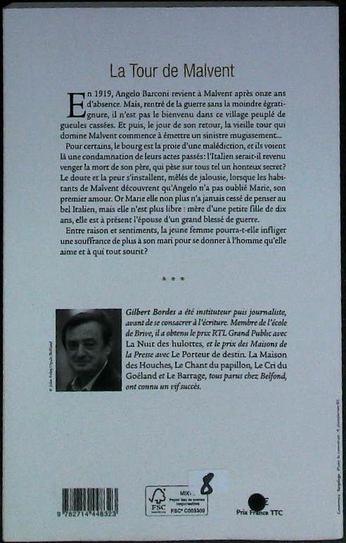 La tour de Malvent : livres pas cher d'occasion, de seconde main de l'association Lire et Créer
