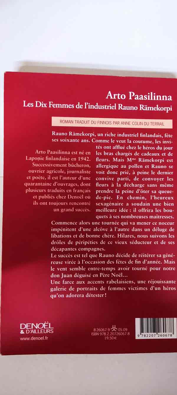 Les dix femmes de l'industriel Runo RÄMEKORPI : livres pas cher d'occasion, de seconde main de l'association Lire et Créer