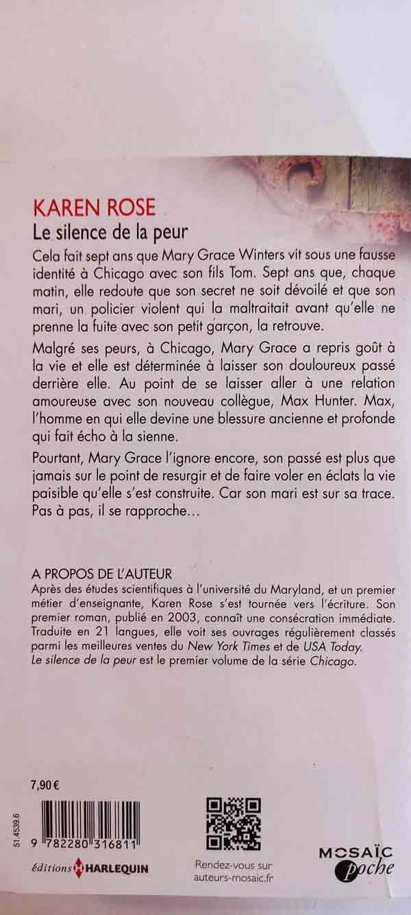 Le silence de la peur : livres pas cher d'occasion, de seconde main de l'association Lire et Créer