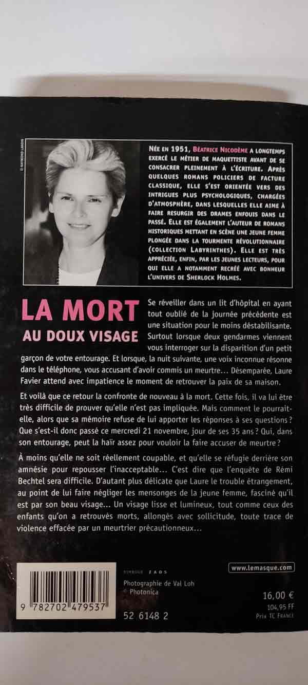 La mort au doux visage : livres pas cher d'occasion, de seconde main de l'association Lire et Créer