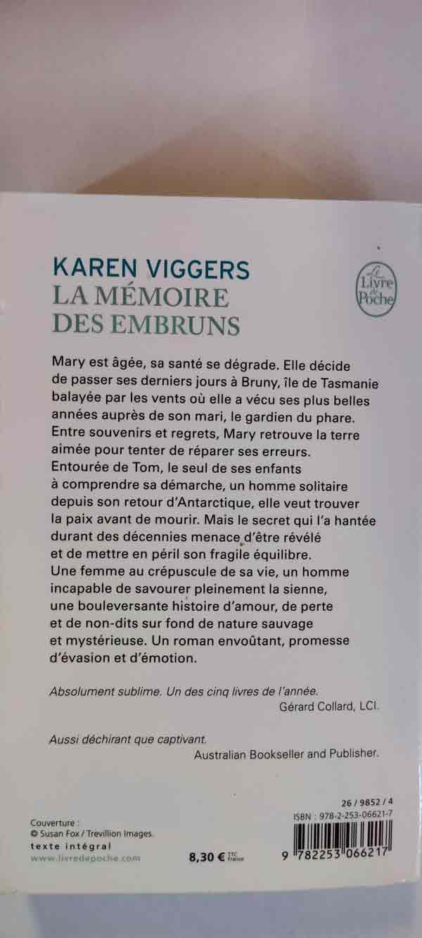 La mémoire des embruns : livres pas cher d'occasion, de seconde main de l'association Lire et Créer