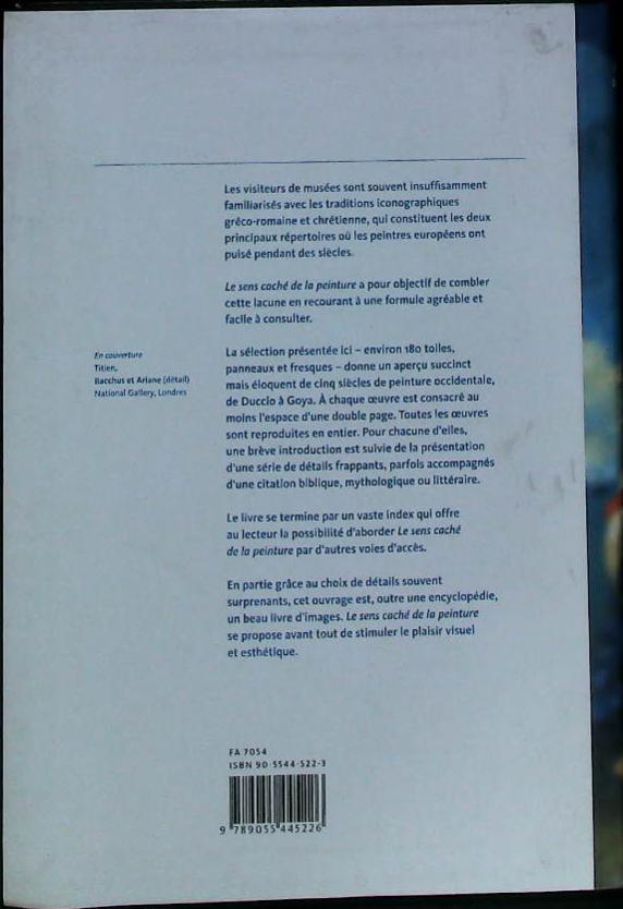 "le sens caché de la peinture ; leçons des maitres anciens, XIV-XVIII siècles" : livres pas cher d'occasion, de seconde main de l'association Lire et Créer
