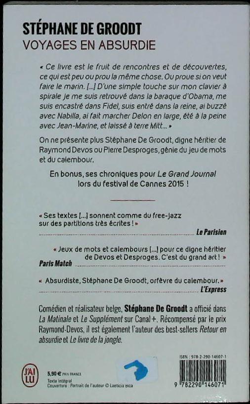 Voyages en absurdie : livres pas cher d'occasion, de seconde main de l'association Lire et Créer
