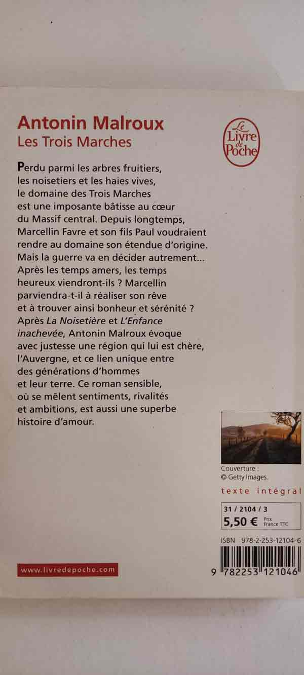 Les trois marches : livres pas cher d'occasion, de seconde main de l'association Lire et Créer