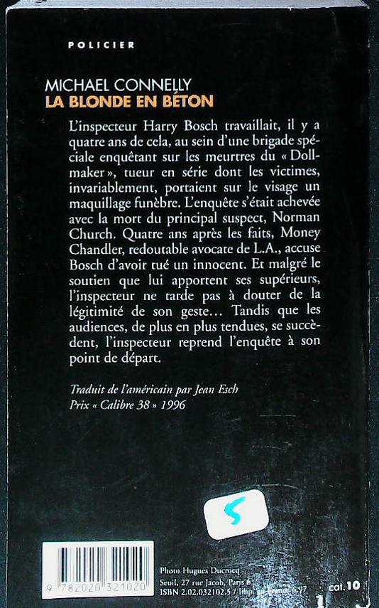 La blonde en beton : livres pas cher d'occasion, de seconde main de l'association Lire et Créer
