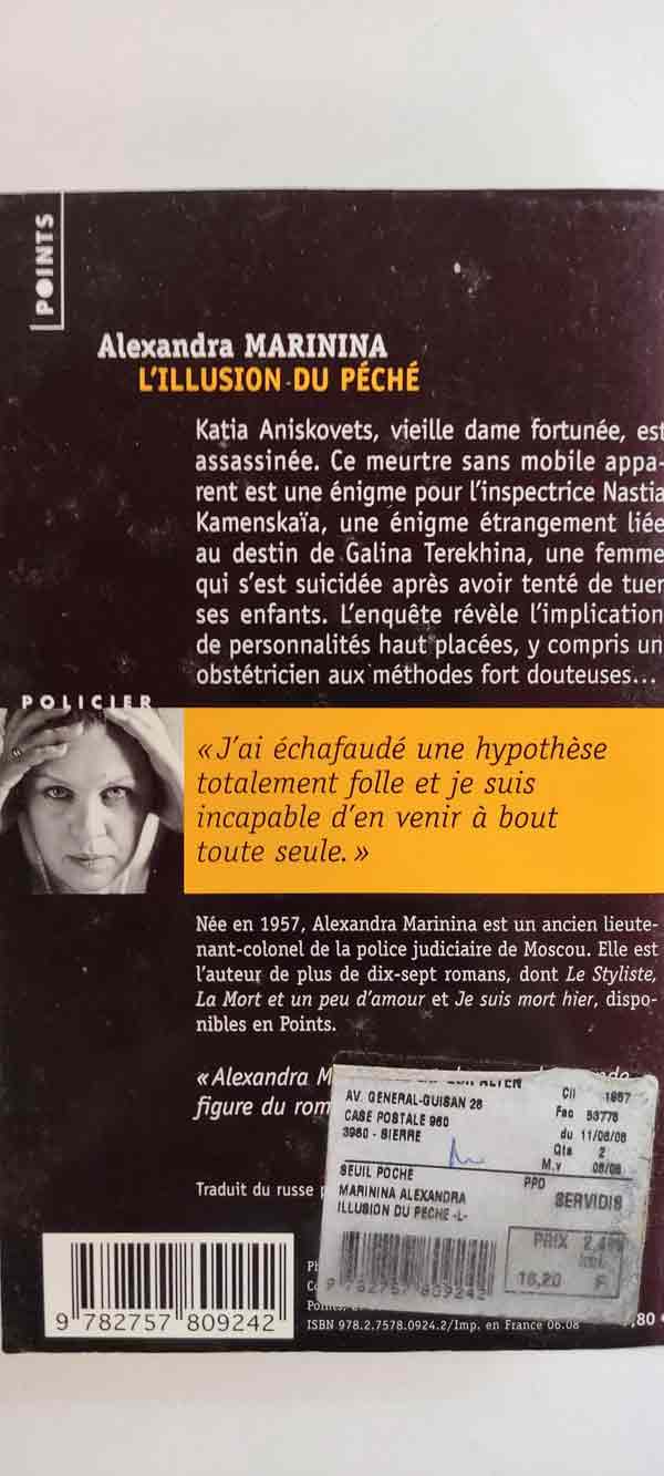 L'illusion du péché : livres pas cher d'occasion, de seconde main de l'association Lire et Créer