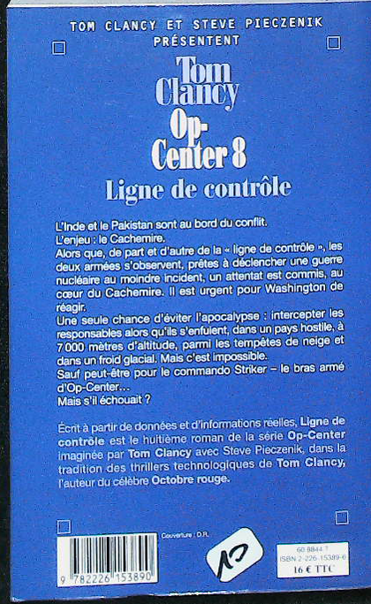 Op- center 8. ligne de controle. : livres pas cher d'occasion, de seconde main de l'association Lire et Créer