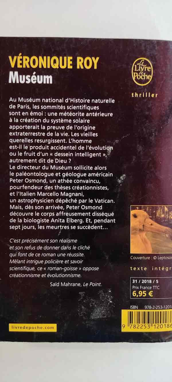 Muséum : livres pas cher d'occasion, de seconde main de l'association Lire et Créer