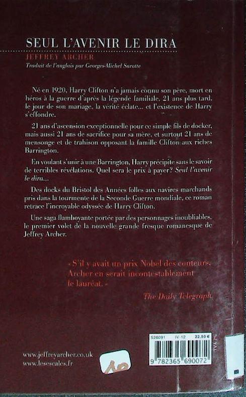 Seul l'avenir le dira : livres pas cher d'occasion, de seconde main de l'association Lire et Créer