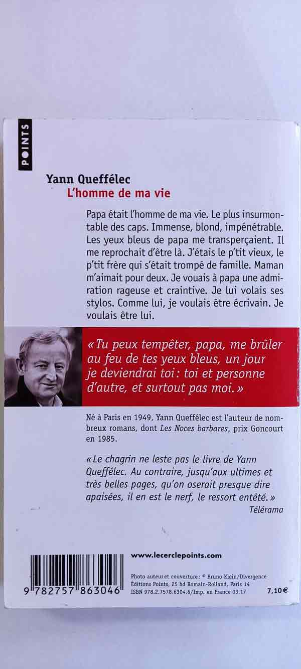 L'homme de ma vie : livres pas cher d'occasion, de seconde main de l'association Lire et Créer