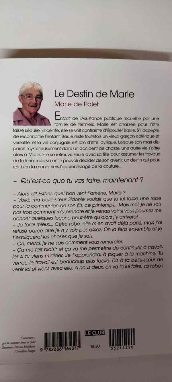 Le destin de Marie : livres pas cher d'occasion, de seconde main de l'association Lire et Créer