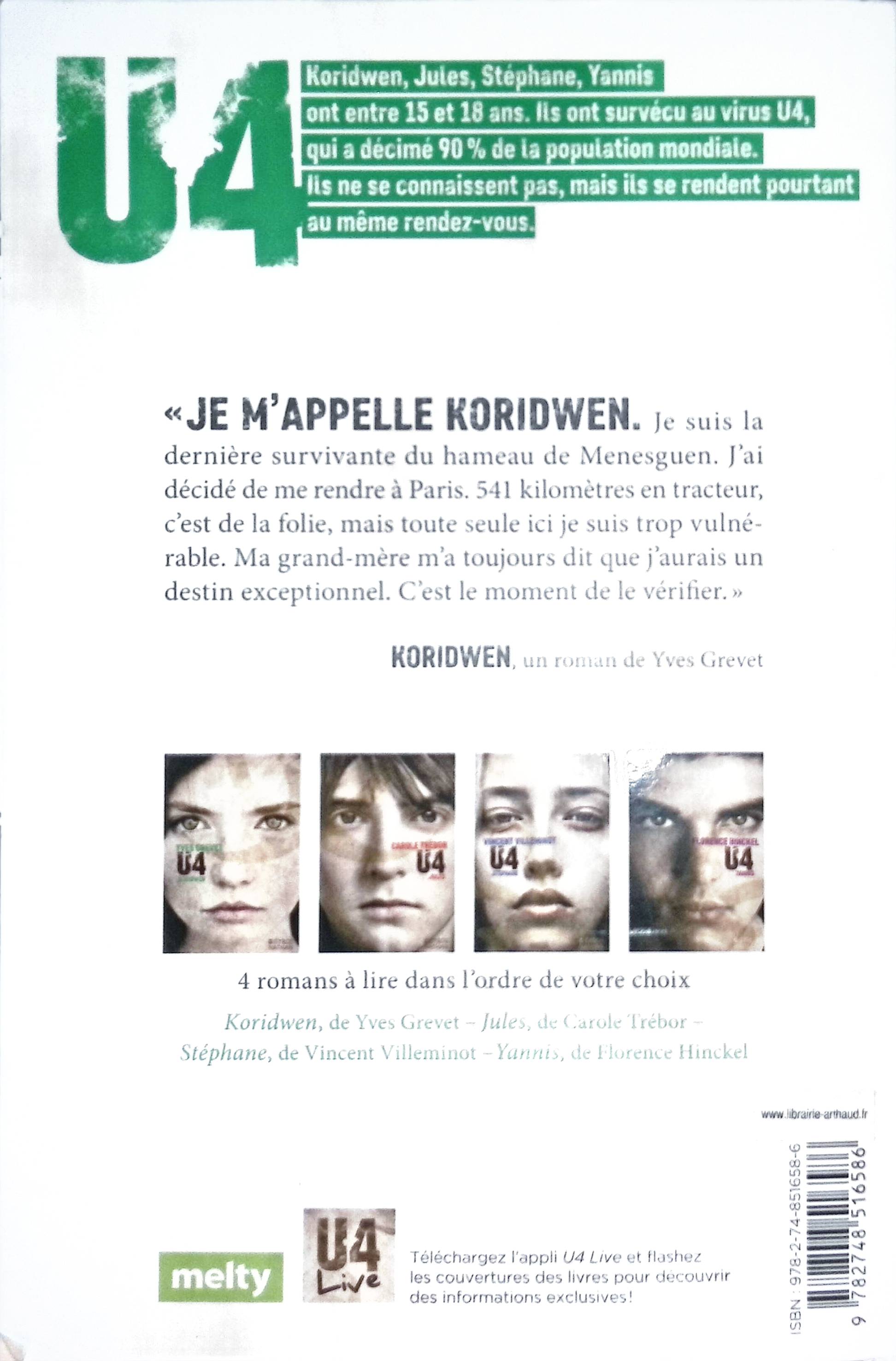 U4:korydwen : livres pas cher d'occasion, de seconde main de l'association Lire et Créer