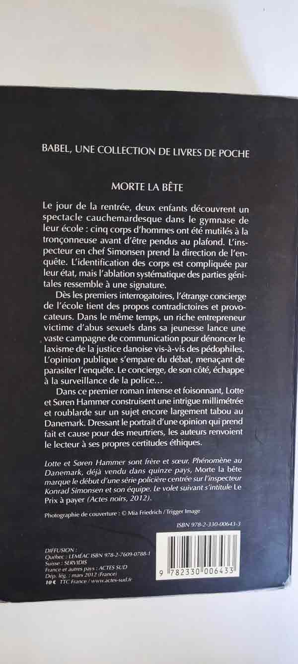 Morte la bête : livres pas cher d'occasion, de seconde main de l'association Lire et Créer