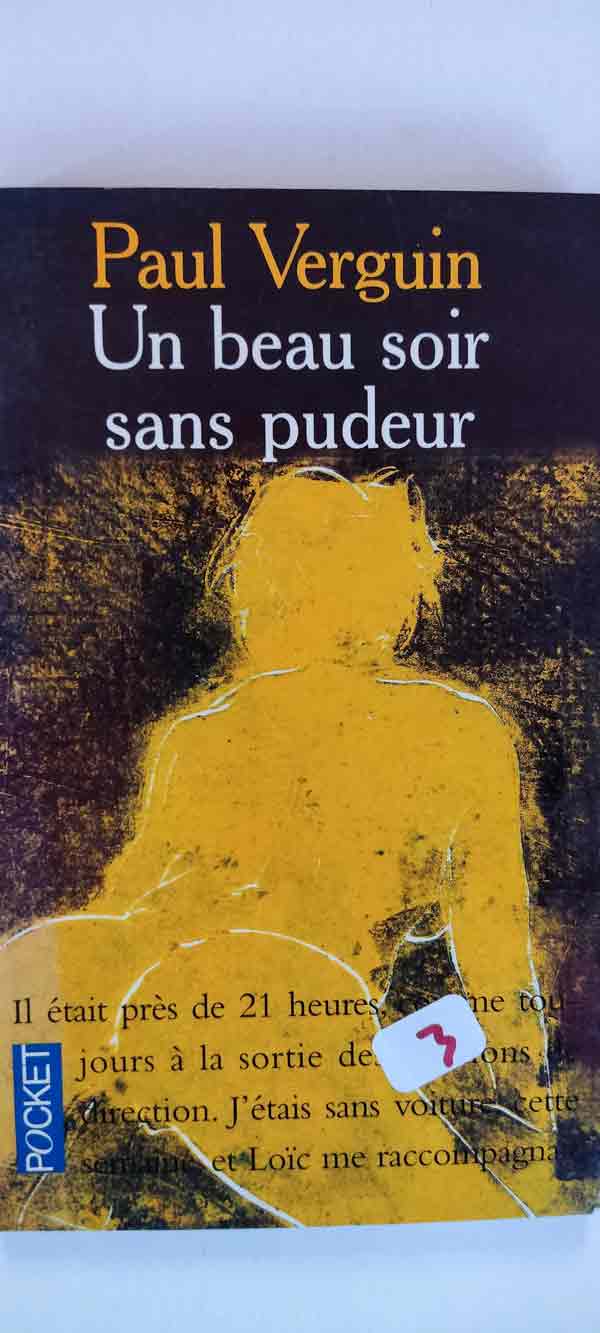 Un beau soir sans pudeur : livres pas cher d'occasion, de seconde main de l'association Lire et Créer
