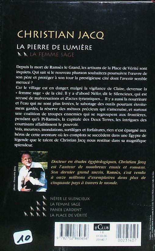 LA PIERRE DE LUMIÈRE - TOME 2 la femme sage : livres pas cher d'occasion, de seconde main de l'association Lire et Créer