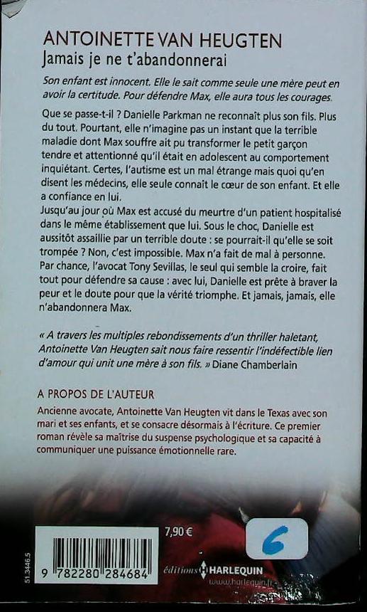 Jamais je ne t'abandonnerai : livres pas cher d'occasion, de seconde main de l'association Lire et Créer