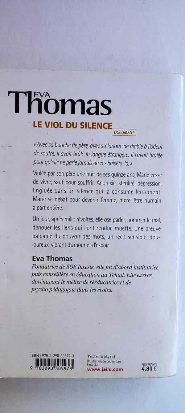 Le viol du silence : livres pas cher d'occasion, de seconde main de l'association Lire et Créer