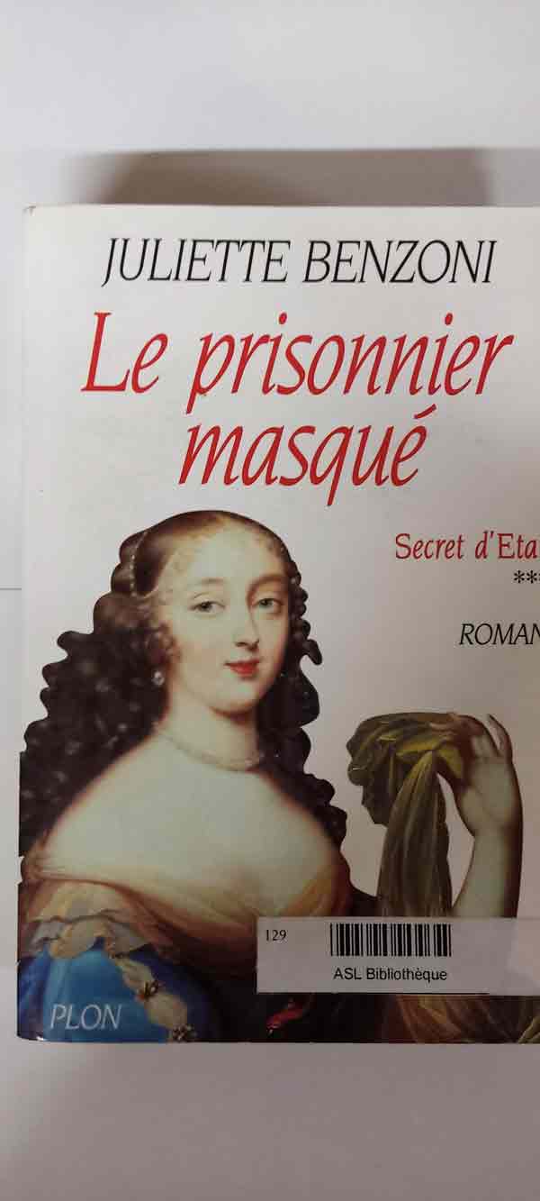 Le prisonnier masqué (secret d'état) T3 : livres pas cher d'occasion, de seconde main de l'association Lire et Créer