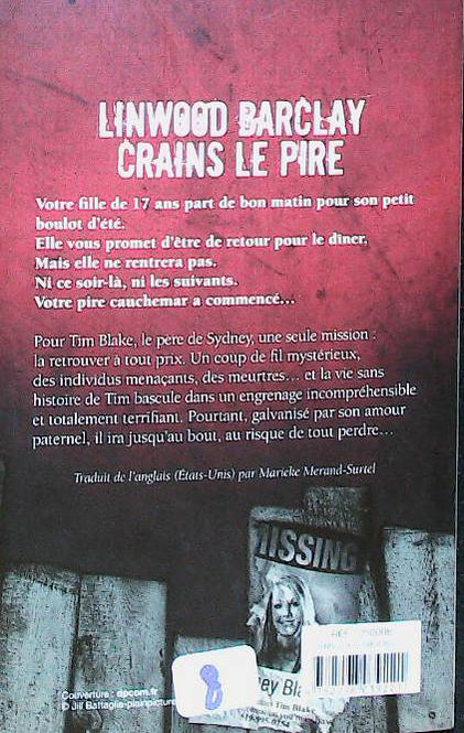 Crains le pire : livres pas cher d'occasion, de seconde main de l'association Lire et Créer